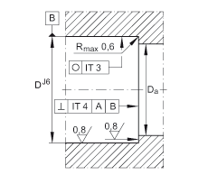 滾針/推力圓柱滾子軸承 ZARF40100-TV, 雙列，用于絲杠安裝