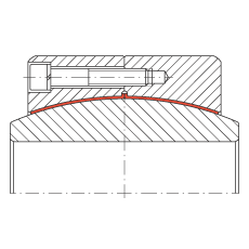 大的關(guān)節(jié)軸承 GE400-DW, 根據(jù) DIN ISO 12 240-1 標準，免維護