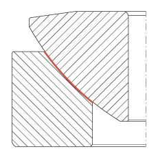 推力關(guān)節(jié)軸承 GE120-AW, 根據(jù) DIN ISO 12 240-3 標(biāo)準(zhǔn)，免維護(hù)