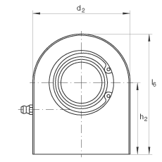 液壓桿端軸承 GF50-DO, 根據 DIN ISO 12 240-4 標準，帶焊接面，需維護