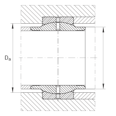 關(guān)節(jié)軸承 GE70-LO, 根據(jù) DIN ISO 12 240-1 標準，需維護