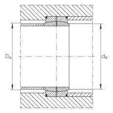 關(guān)節(jié)軸承 GE320-DO, 根據(jù) DIN ISO 12 240-1 標(biāo)準(zhǔn)，需維護(hù)